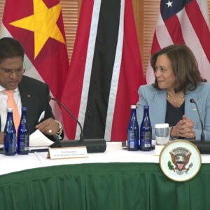 Vice President Harris Hosts a Multilateral Meeting with Caribbean Leaders