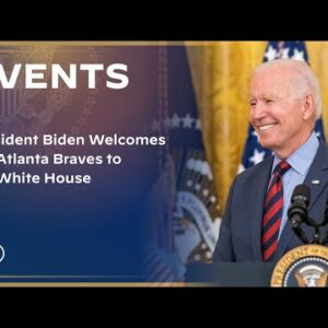 President Biden Welcomes the Atlanta Braves to the White House
