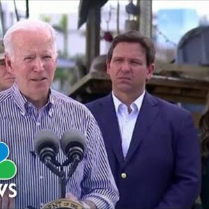 Floridians Request Hurricane Recovery Help During Biden Visit