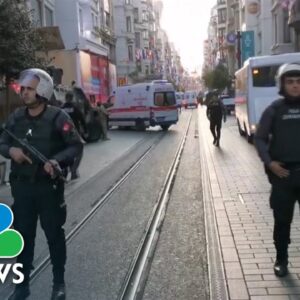 Explosion Rips Through Istanbul Street Killing 6