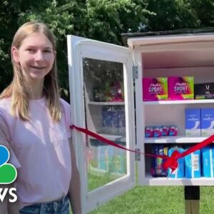 Virginia Teens Create 'Period Pantry' With Free Feminine Hygiene Products