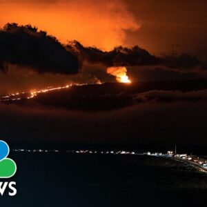 Lava from Hawaii's Mauna Loa Edges Closer To Main Highway