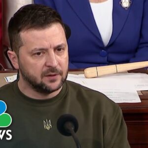 Zelenskyy In Address To Congress: 'Ukraine Holds Its Lines And Will Never Surrender'