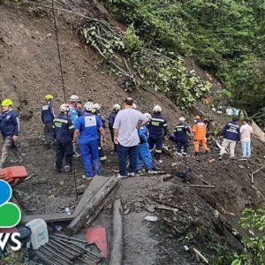 Rescuers Search For Survivors After Deadly Mudslide In Colombia
