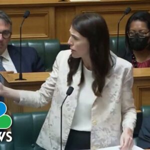 Watch: New Zealand's Ardern caught on hot mic making vulgarity