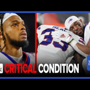 Damar Hamlin Receives CPR On Field After Collapsing During Bills-Bengals Game