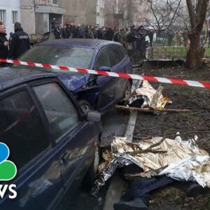 At least 18 killed in helicopter crash in Kyiv suburb
