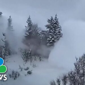 Watch: Snowboarder records himself miraculously surviving Utah avalanche