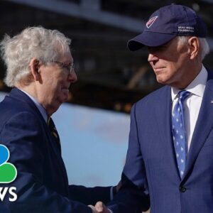 Biden, McConnell discuss infrastructure investments in Kentucky