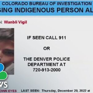 First missing Indigenous person alert issued in Colorado