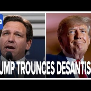 Trump Trounces DeSantis In Potential GOP Primary Match-up, New Poll Finds