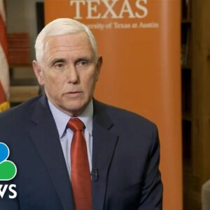 Full interview: Pence's 2024 decision will come ‘by spring'