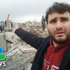Resident describes devastation in Syria after deadly 7.8 magnitude earthquake