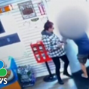 Watch: Woman escapes apparent kidnapper at New Jersey gas station