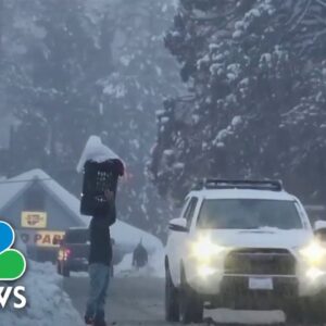 ‘Crazy’ winter storm blankets Southern California in snow