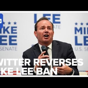 Twitter Reverses Suspension Of Mike Lee’s Personal Account