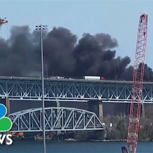 1 dead, several injured in tanker fire on Connecticut bridge
