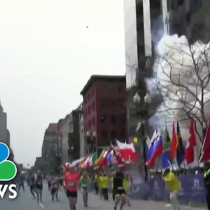 Thousands gather at finish line 10 years after Boston marathon bomb attack