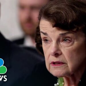 Senator Feinstein faces first call to resign from member of Congress