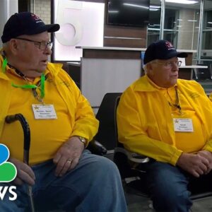Three brothers take the Never Forgotten Honor Flight together