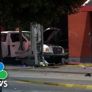 One killed after carjacked vehicle being chased by police crashes in San Francisco