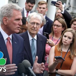 McCarthy, McConnell speak after debt ceiling meeting with Biden