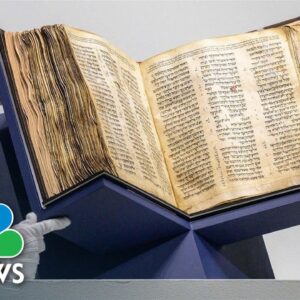 Codex Sassoon Hebrew bible becomes the most valuable book ever sold at an auction