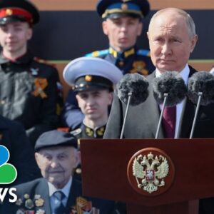 Putin delivers speech as Russia celebrates WWII Victory Day