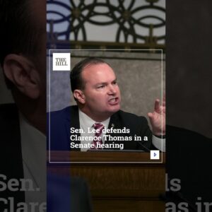 Sen. Lee Defends Clarence Thomas In A Senate Hearing