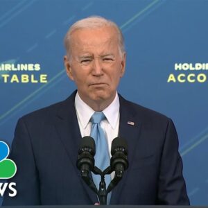 Biden announces new travel compensation plan for flight delays and cancellations