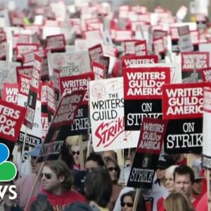 Writers' strike brings movie and TV productions to a standstill