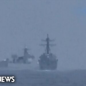 China defends actions at sea after close call between warship and American destroyer