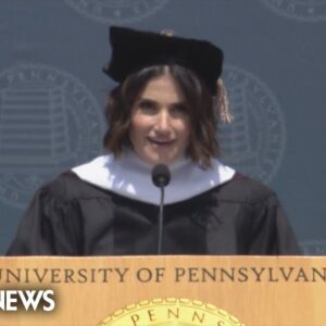 Idina Menzel delivers University of Pennsylvania’s commencement speech