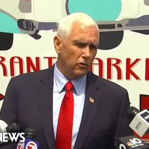 ‘No one is above the law’: Pence speaks out on Trump indictment