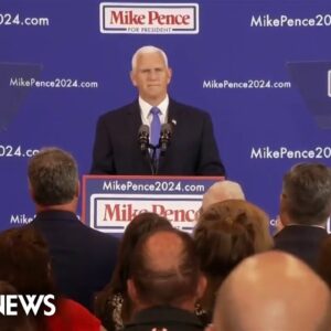 Pence vows to defend 'American values' while launching 2024 campaign