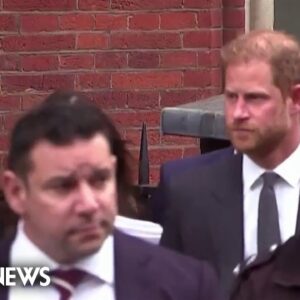 Prince Harry blasted by judge for no-show in court trial