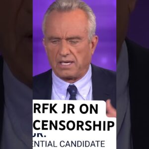 RFK JR SPEAKS OUT Against Democratic Attempts to SILENCE Him #2024 #rfkjr #censorship