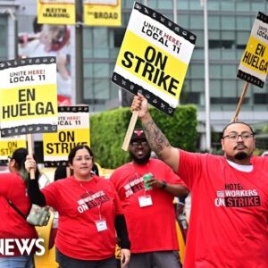 Thousands of Southern California hotel workers on strike