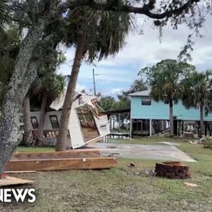 'The house is still here': Residents survey Idalia's destruction of Florida's Horseshoe Beach