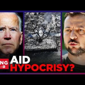 Biden Pledges PENNIES To Maui Fire Victims While Demanding BILLIONS MORE For Ukraine: Rising