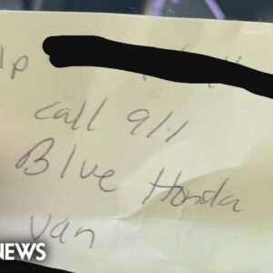 Arizona kidnapping victim's note leads to rescue