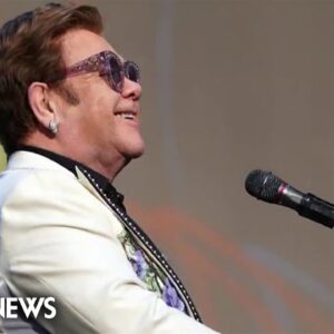 Elton John in 'good health' after falling at his home