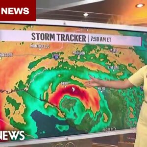 Hurricane Idalia makes landfall as Category 3 at Florida's Big Bend