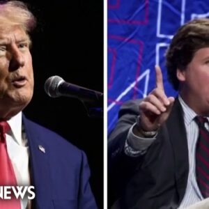 Trump has already recorded his debate-night interview with Tucker Carlson