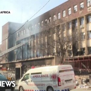 Over 70 killed in building fire in Johannesburg, South Africa