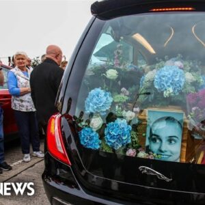 Sinéad O'Connor fans say goodbye at her funeral in Bray, Ireland