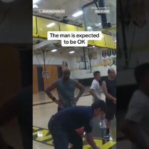 Teammates save a man's life after he collapsed on a basketball court