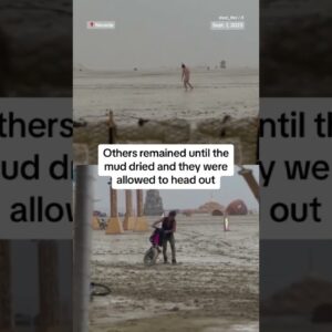 Burning Man flooding leaves thousands isolated for days