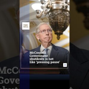 McConnell Warns Against Government Shutdown
