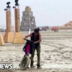 Tens of thousands of attendees stranded at Burning Man after heavy rainfall